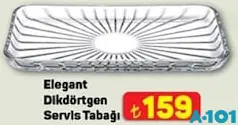 PAŞABAHÇE ELEGANT DİKDÖRTGEN SERVİS TABAĞI